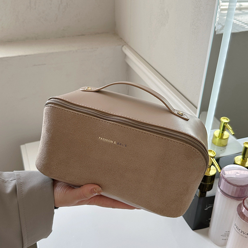 クロスボーダー化粧品バッグ新しい大容量インスタイル化粧品収納袋 PU レザーポータブルトラベルトイレタリーバッグ在庫あり|undefined