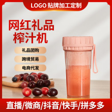 网红礼品榨汁杯便携式榨汁机USB充电家用小型果汁机厂家批发跨境
