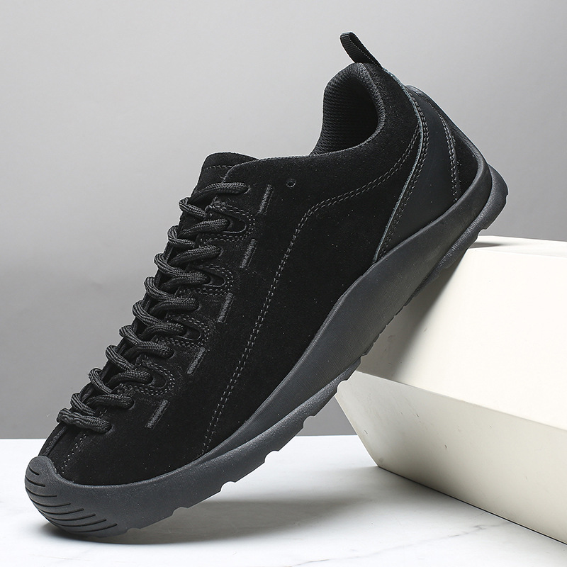 Large-Sized Breathable Casual Shoes For Men, British Soft-Soled Trendy Outdoor Shoes, Versatile Pigskin Lazy Shoes For M_vogvips.com