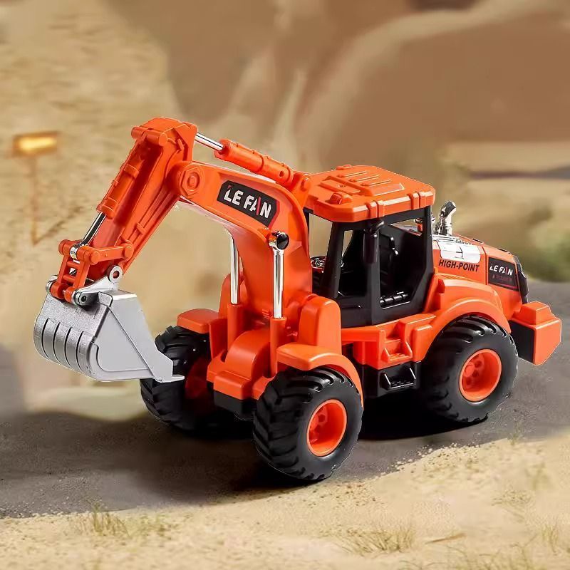 Excavator Children's Construction Vehicle Inertia Running Small Toy Boy Multifunctional Large Excavator Toy Car Excavator Children's Construction Vehicle Inertia Running Small Toy Boy Multifunctional Large Excavator Toy Car