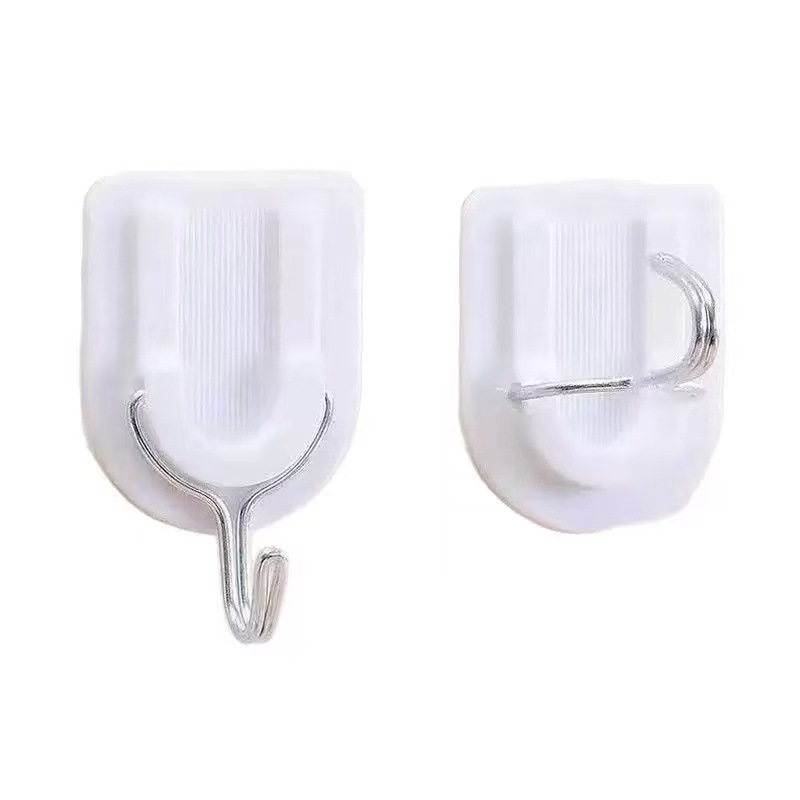 Gancho adhesivo fuerte detrás de la puerta de almacenamiento de ropa gancho de pared de cocina de pared de carga pegado sin marcas gancho adhesivo sin perforación
