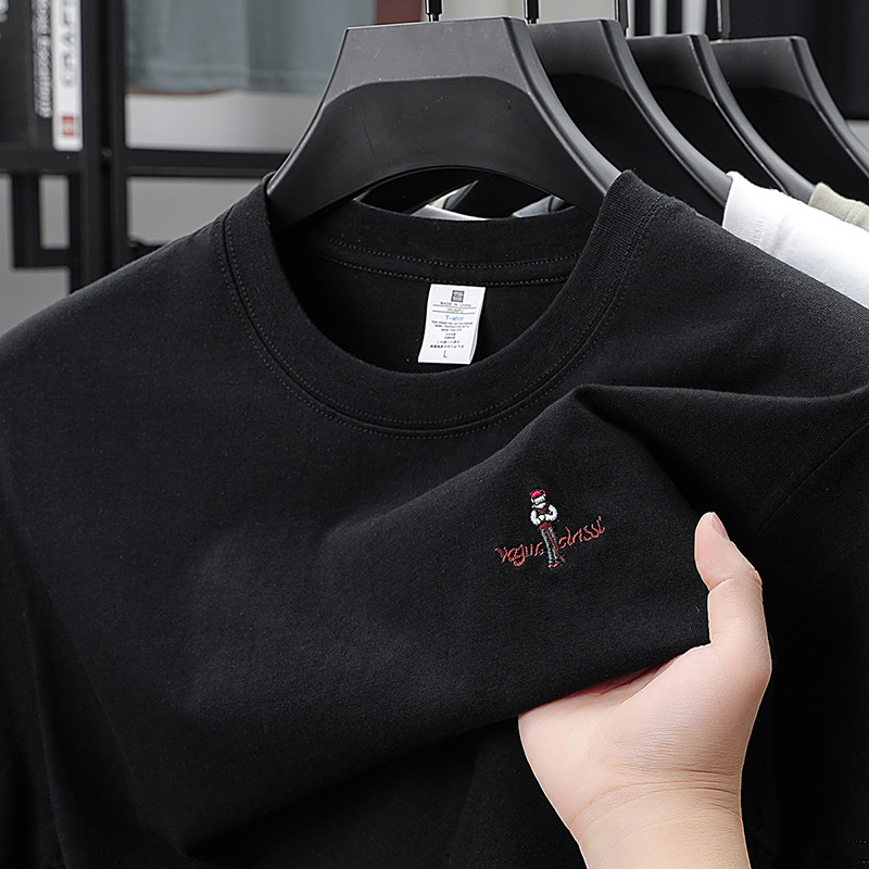 Cotton black T-shirt