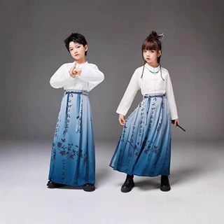 儿童运动会班服团体马面裙啦啦队演出服大合唱拉拉操舞蹈表演服装