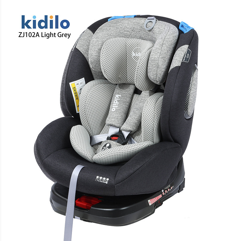 Kidilo Car Safety Seat Kids Seat Car 360 Rotation 0-12 Years Old Baby Can Sit on the Recliner