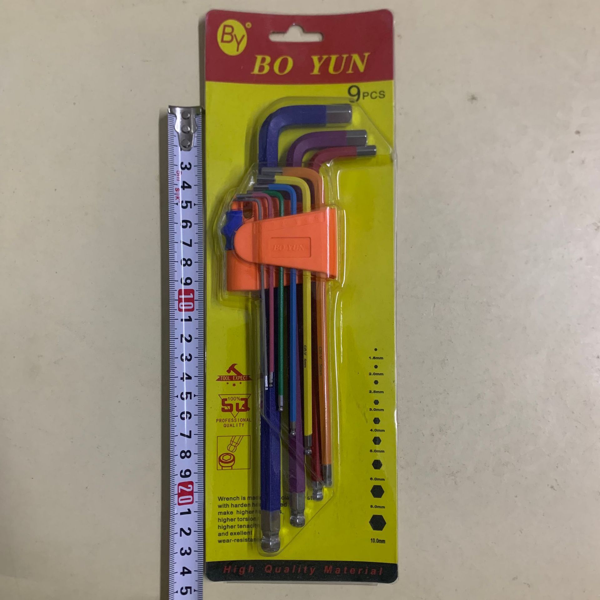 Llave de zócalo hexagonal chapada en color traje de flor de ciruelo hexagonal de zócalo hexagonal de alta gama en stock