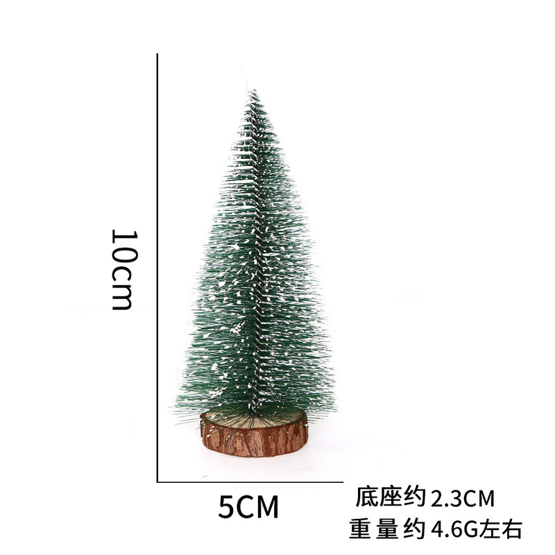 クリスマス用品のミニクリスマスツリーのテーブルの置物の祝日の装飾は白い雪の松のクリスマスツリーのプレゼントをつけます。|undefined