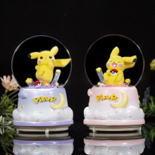 可爱卡通音乐水晶球卧室桌面摆件儿童生日礼物新年礼品精品店批发