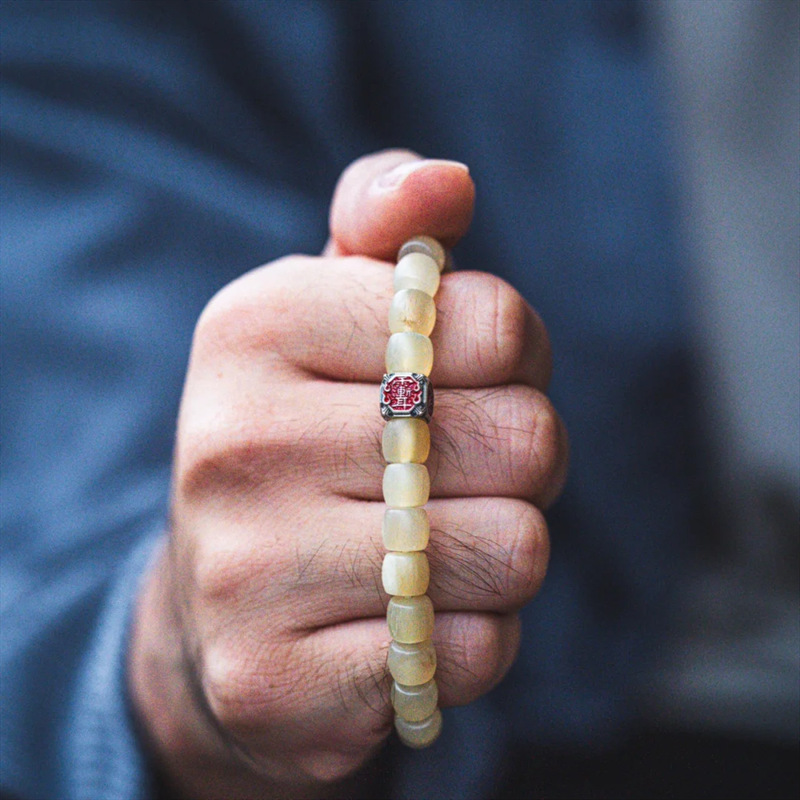 Raindrop Spacer Beads | Chinese Style DIY Bracelet Accessories Loose Beads Beaded Resin Red Taoist Youth Cultural Toys and Accessories
