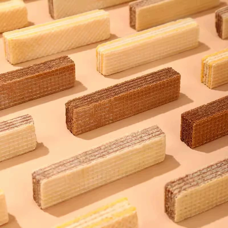 达利园 Delicious light wafer biscuits sandwich biscuits small package snack snacks chocolate cheese hazelnut flavor