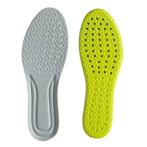 Huella de pie de alta calidad, una pieza de PU pie de mierda sensación insolelas de zapatos para hombres y mujeres de comercio electrónico ultra suave deportes corriendo amortiguamiento de choque alto