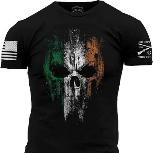European and American men's wear wish new Independence Day themed printed short-sleeved T-shirt