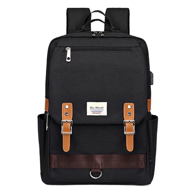 Oxford Cloth Backpack Men's USB Backpack Travel Casual Computer Student School Bag One-Piece Dropshipping Notebook