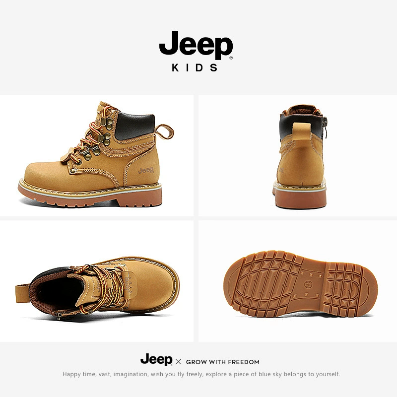 Jeep, Martens, детская обувь, демисезонные полусапожки английского стиля для мальчиков