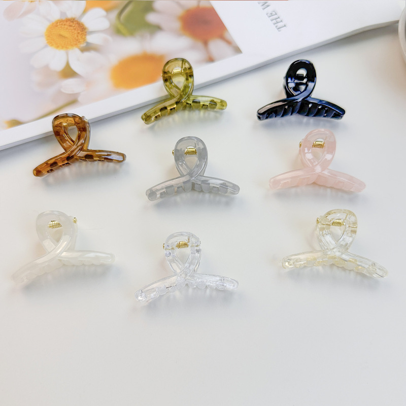Korean-Style Fresh Side Bangs Hair Clip, Mini Small Claw Clip, Jelly Color, Trendy Half-Up Bun Shark Clip Korean-Style Fresh Side Bangs Hair Clip, Mini Small Claw Clip, Jelly Color, Trendy Half-Up Bun Shark Clip