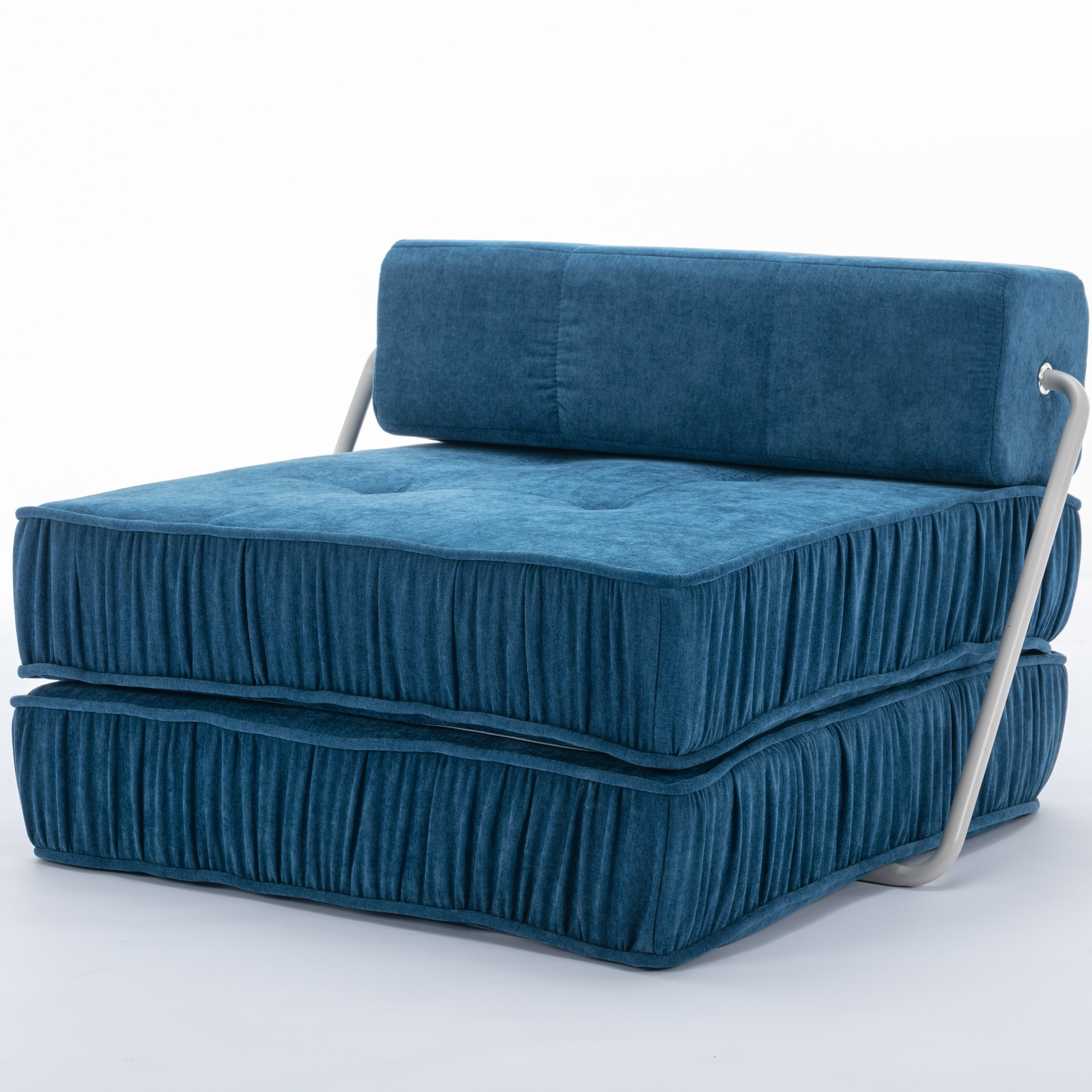 Luz de lujo pequeño bloque de tofu sofá cama individual dormitorio sofá perezoso sofá cama plegable sofá cama doble uso image 1
