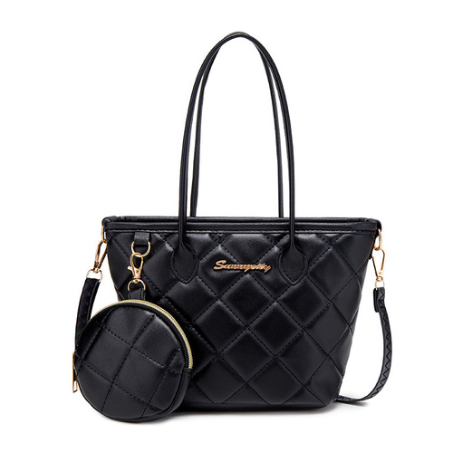 Wholesale Korean-style women's small crossbody patchwork fashionable bag 2025 new spring casual shoulder crossbody handbag