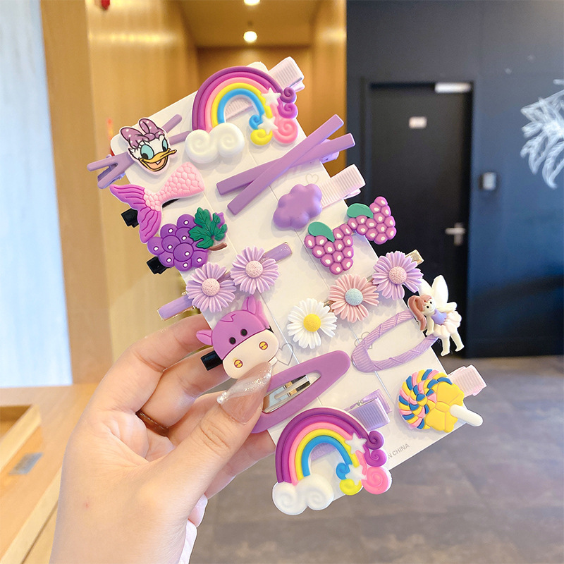 Clip de verano Corea del Sur lindo traje roto horquilla Accesorios para el cabello para niños