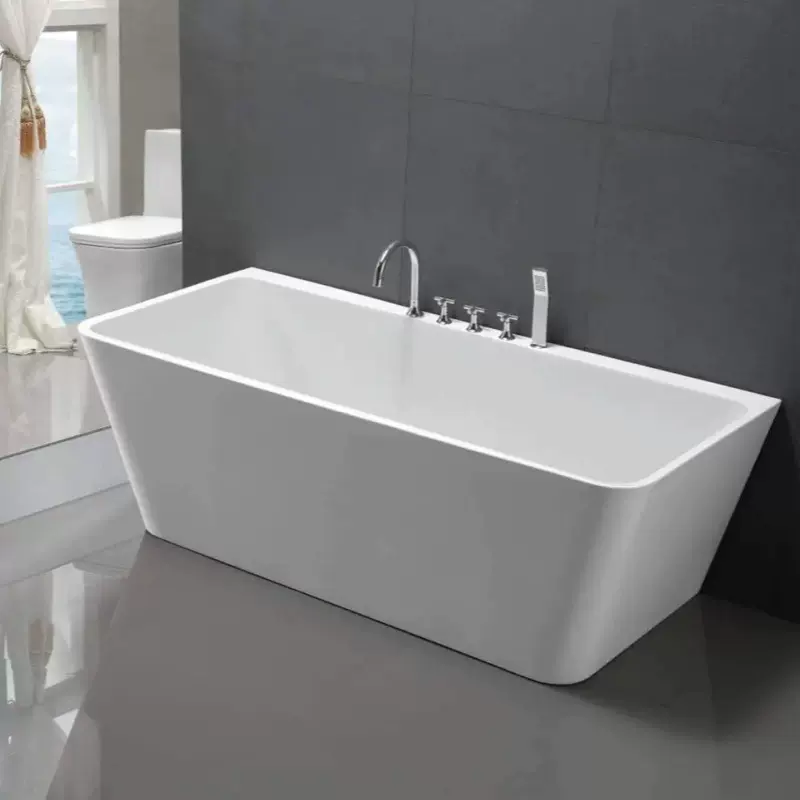 家用浴缸小户型亚克力浴缸深泡独立式无缝恒温按摩浴缸卫生间浴盆