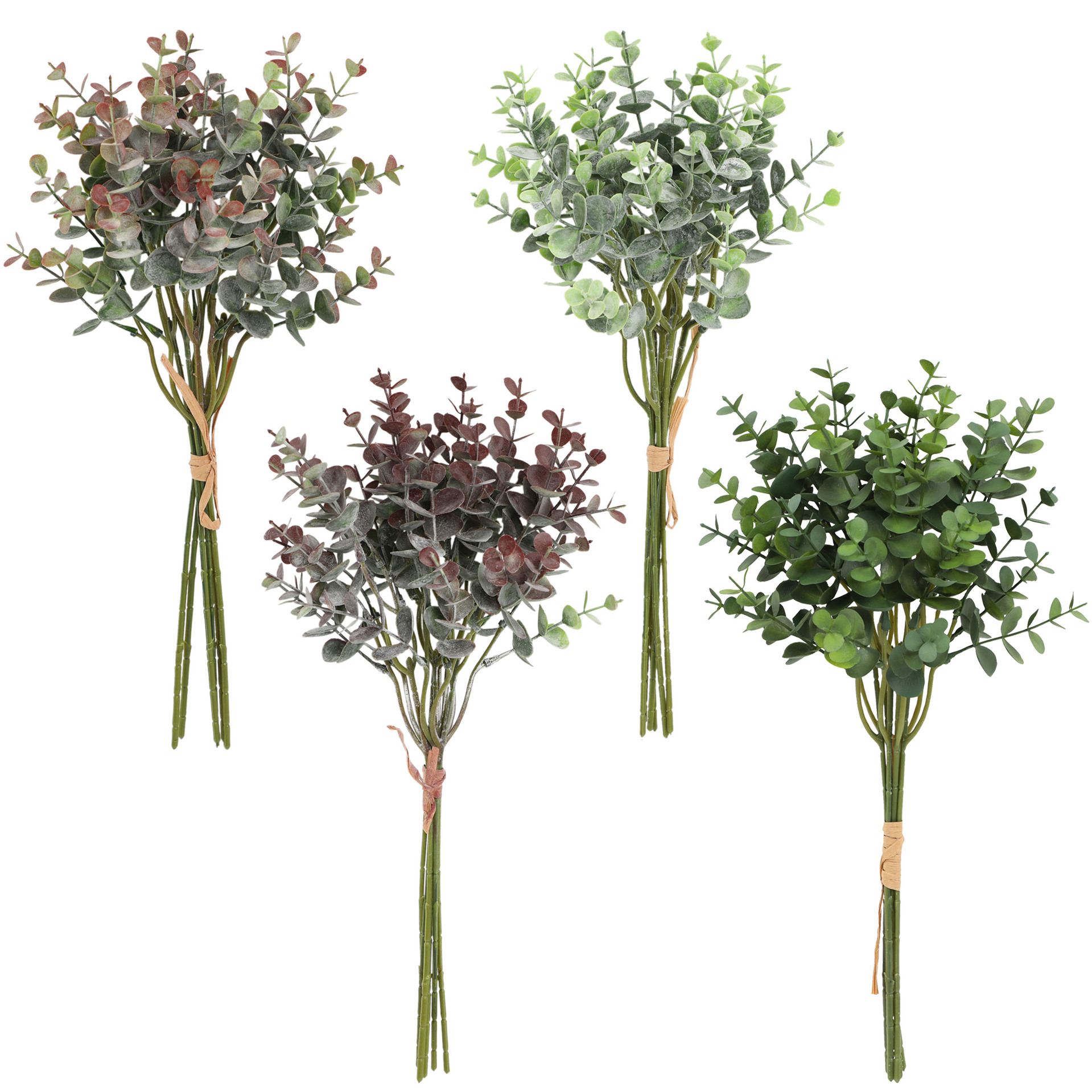 Simulation cross-border green plant eucalyptus money leaves eucalyptus flower arrangement accessories home wedding decoration ornaments wholesale