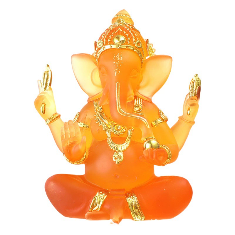 Новая индийская статуя Бога Юго-Восточной Азии Статуя Будды украшение Бог слона творческие изделия из смолы Тайская вода Глазурь Статуя Будды