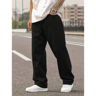X 91131 Extra Large Straight Wide Leg Jeans �ش�aֱͲ���ţ