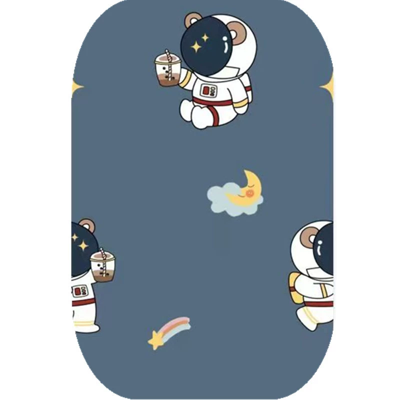 Cartoon children's silk mat, double-sided cloth for students