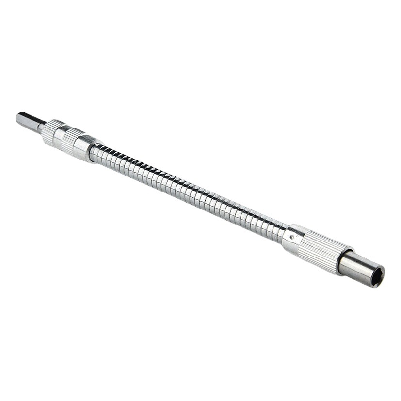 En stock universal de metal universal destornillador de eje flexible varilla de conexión multifunción taladro eléctrico eje de extensión de flexión