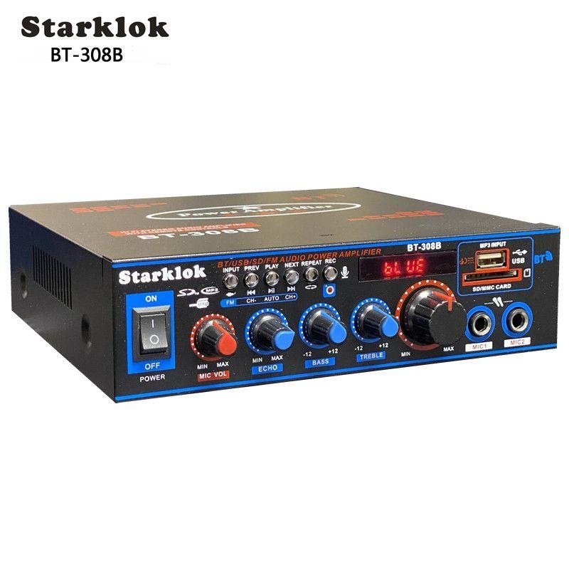 Amplificador de potencia mini pequeño altavoz amplificador de potencia tarjeta USB radio DC 12V 220V amplificador de potencia