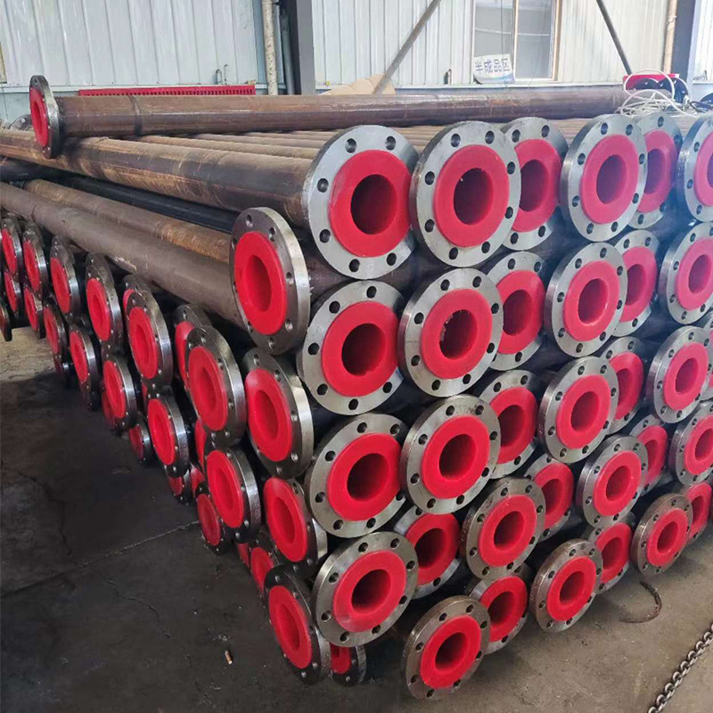 钢衬聚氨酯复合管聚氨酯pu衬胶管道钢衬聚氨酯管道厂家供应批发