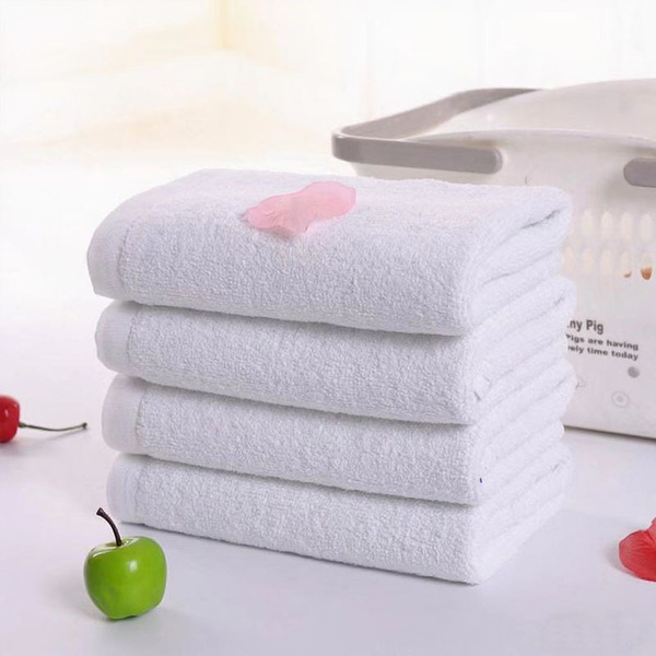 soft white bath towel