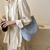 Fashionable handheld summer capacious one-shoulder bag for leisure, 2023 collection