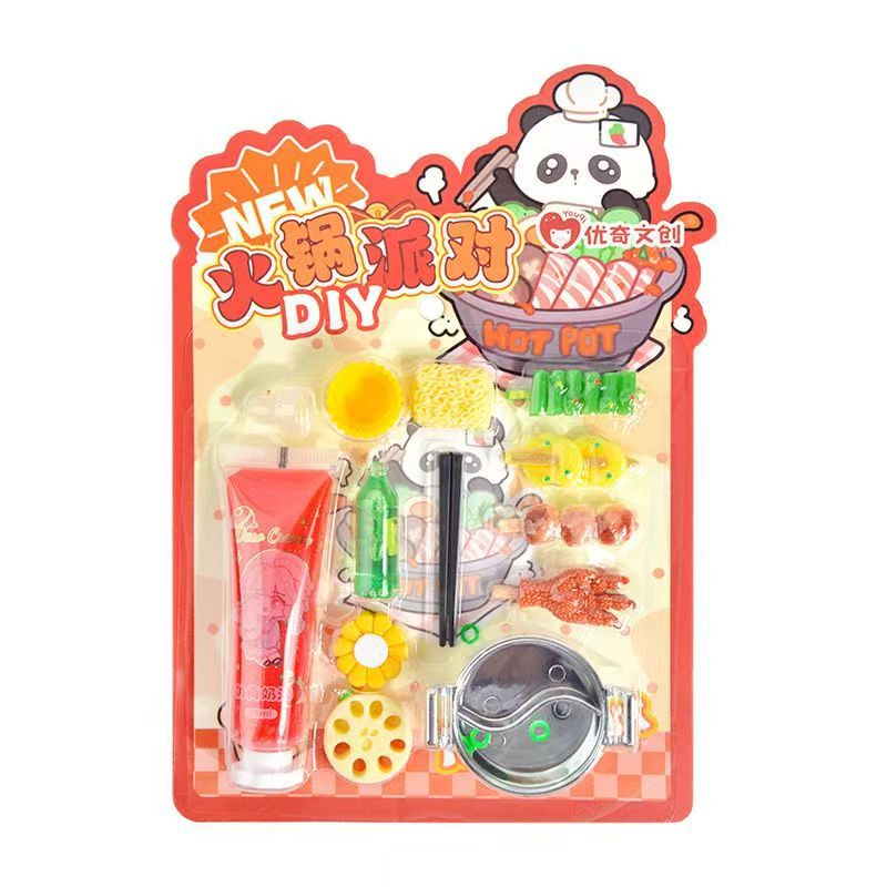 创意DIY火锅派对仿真美食迷你微缩道具儿童过家家食玩厂家直销|undefined