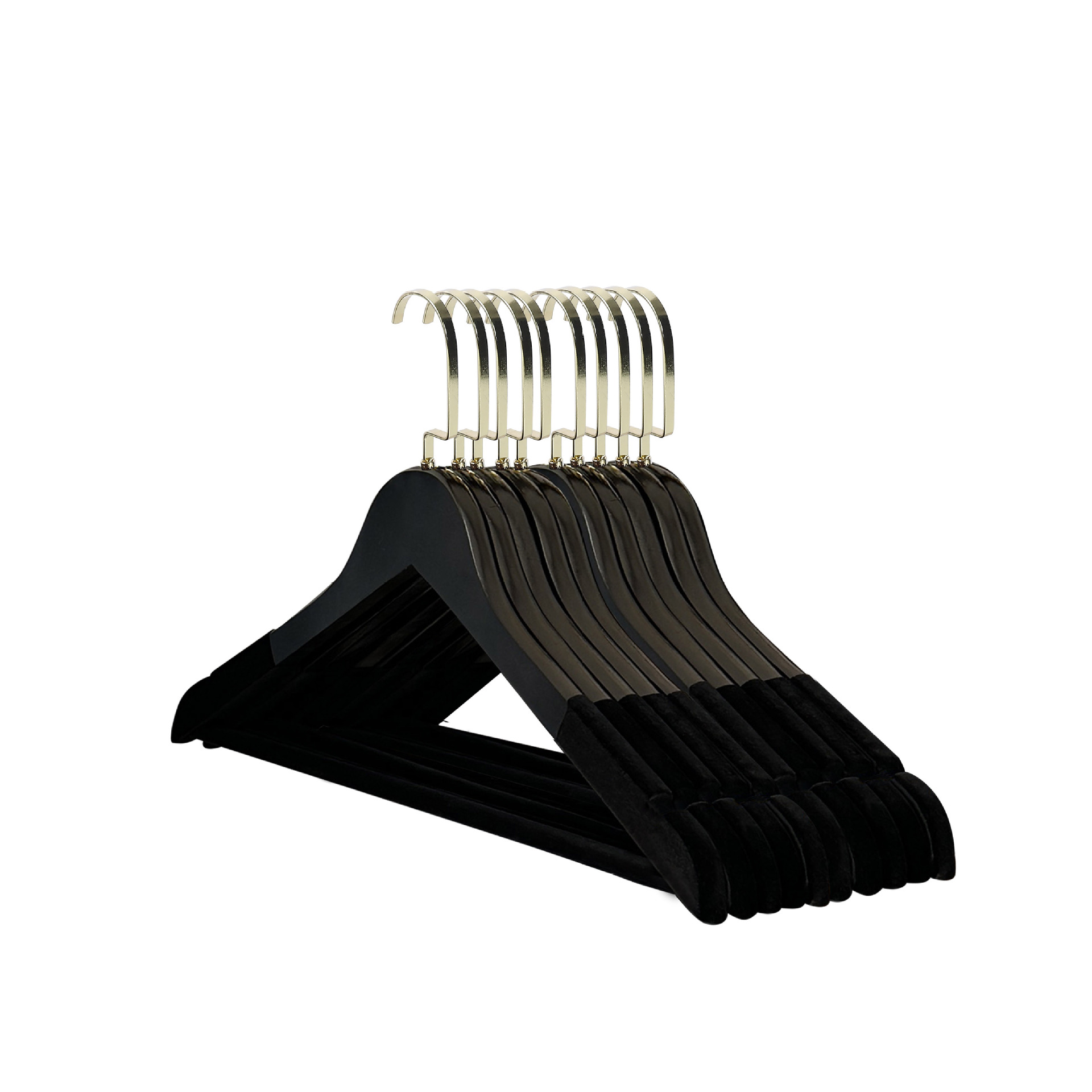 Percha de ropa de madera maciza antideslizante sin marcas para colgar ropa doméstica estante de ropa de madera armario tienda de ropa