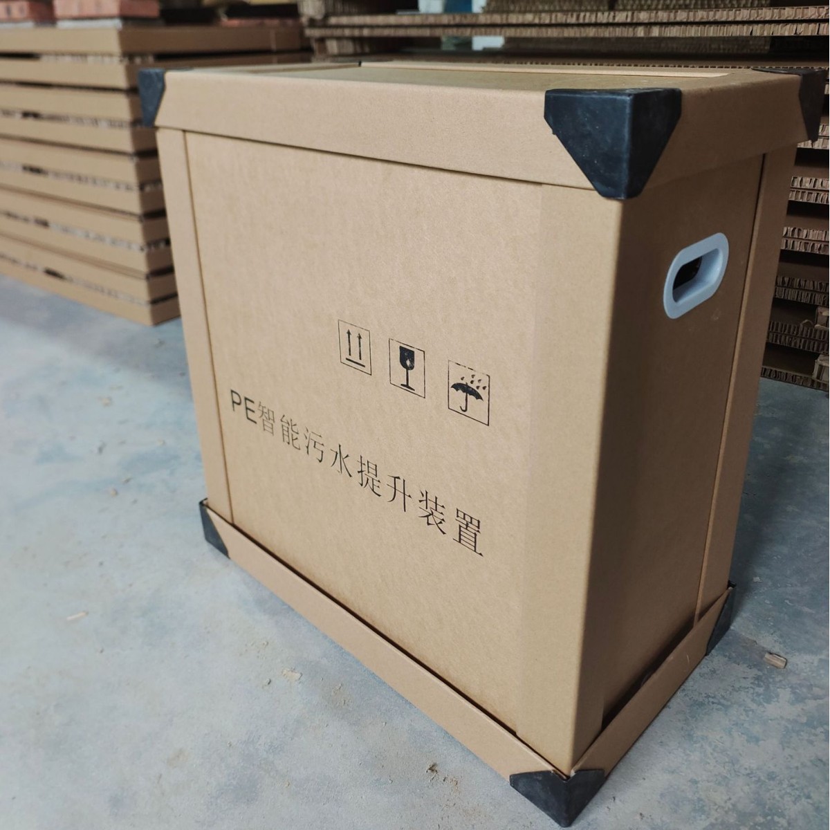 重型纸箱 加工方形蜂窝箱易拆卸蜂窝纸托箱大量供应环保环保包装