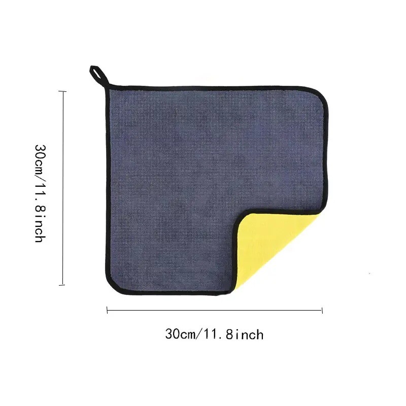 Thickened Microfiber Cleaning Towel Car Wiping Cloth Car Drying Towel Kitchen Towel Pet Towel Wholesale