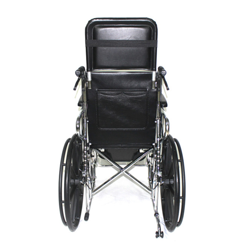 silla de ruedas plegable y ligera para personas mayores con inodoro multifuncional para personas mayores paralizadas discapacitadas empujando el tropo hidráulico