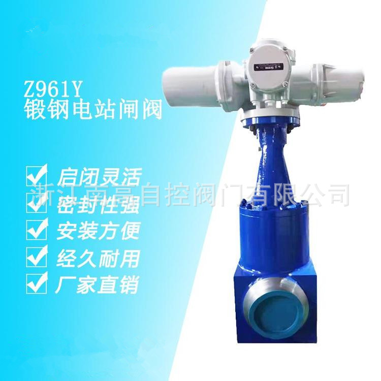 南高阀门 Z961Y电动电站自密封闸阀 高温高压对焊式