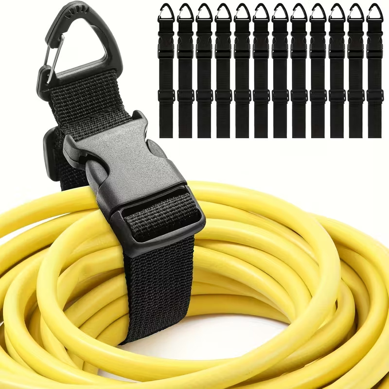Cross-Border Triangle Buckle Straps, Luggage Straps, Business Trip Hiking Outdoor Backpack Lanyards, Multi-Functional Hooks