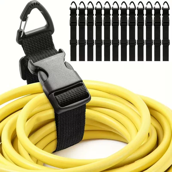 Cross-Border Triangle Buckle Straps, Luggage Straps, Business Trip Hiking Outdoor Backpack Lanyards, Multi-Functional Hooks