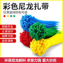 尼龙扎带彩色3*100*150*4*150*200*5*250*300*8园艺捆扎热销环保
