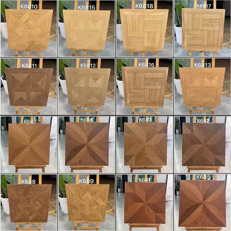 Французский Версаль деревянная плитка гостиная столовая нескользящая дворовая плитка 600*600 спальня балконная плитка