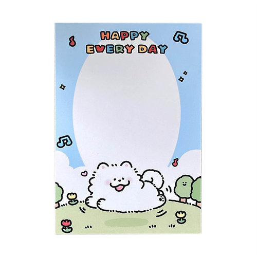 Tengyi co-branded authorized cute puppy card head back card high-face value card delivery package bottom card gift packaging paper jam