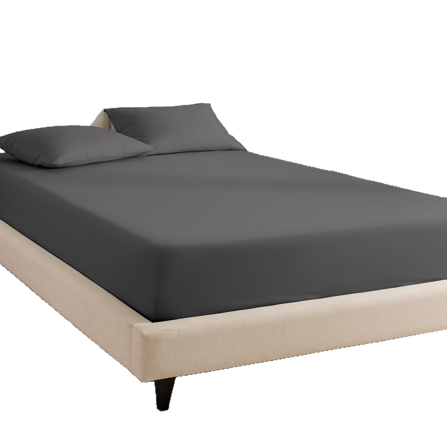 Cross-border Pure Cotton Solid Color Sheets, All-cotton Light Luxury Simmons Mattress Covers, Fitted Sheets For_voghion.com