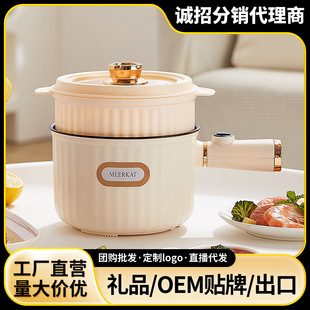 Electric Cooking Pot Mini Electric Wok Household Dormitory Small Multifunctional Cooking Pot Electric Rice Cooker Electric Hot Pot Gift Wholesale