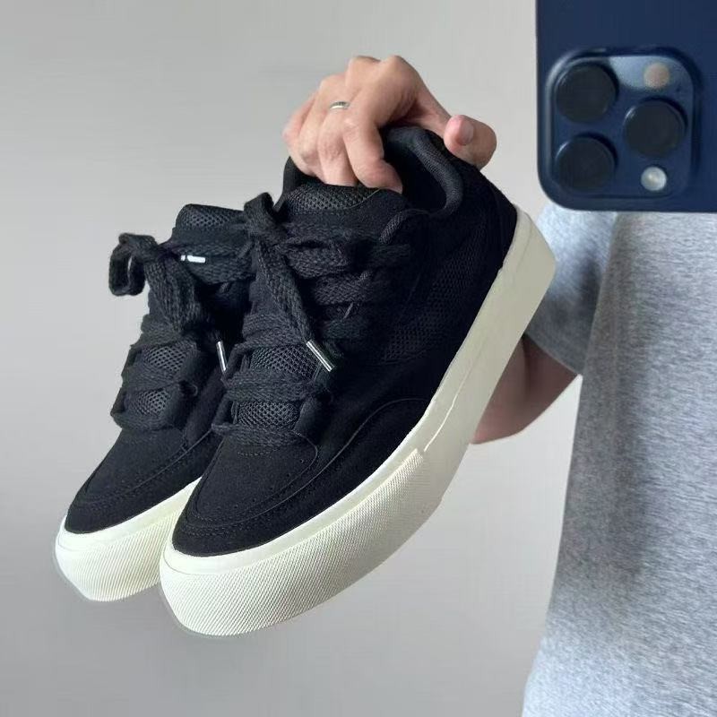Zapatos de hombre Hong Kong 2026 primavera y otoño nuevos zapatos de skate estudiantes zapatos casuales zapatos de deporte transpirables no olor pies