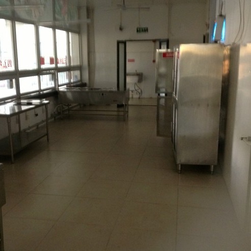 工厂食堂不锈钢台面 水洗池 碗柜 学校食堂厨房工程