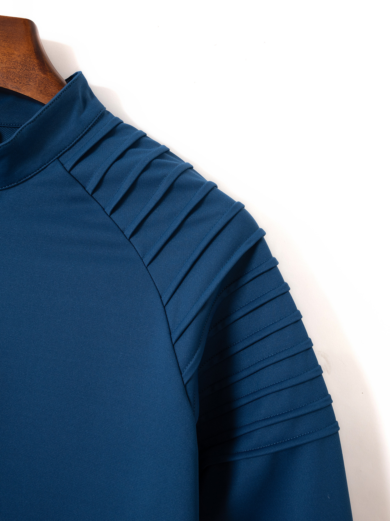 Férfi patchwork hosszú ujjú sportos póló tavaszi őszi viselet_voghion.com