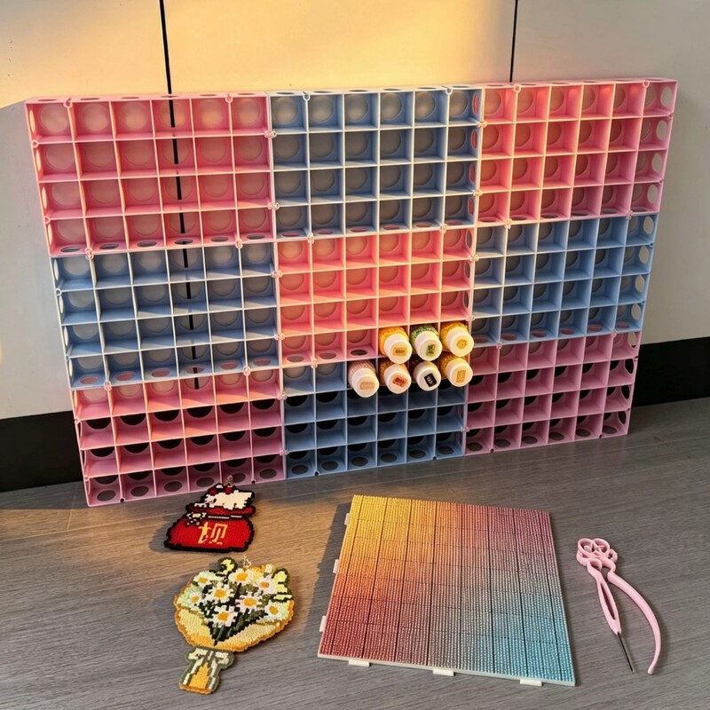 Desktop bead storage rack, bead organizer, storage tower rack, wall-mounted 264-color bead storage box Desktop bead storage rack, bead organizer, storage tower rack, wall-mounted 264-color bead storage box