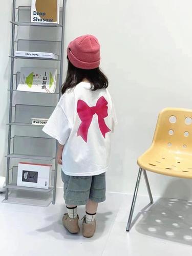 韩版童装女童美少女战士T恤短袖潮夏装儿童可爱印花上衣0075