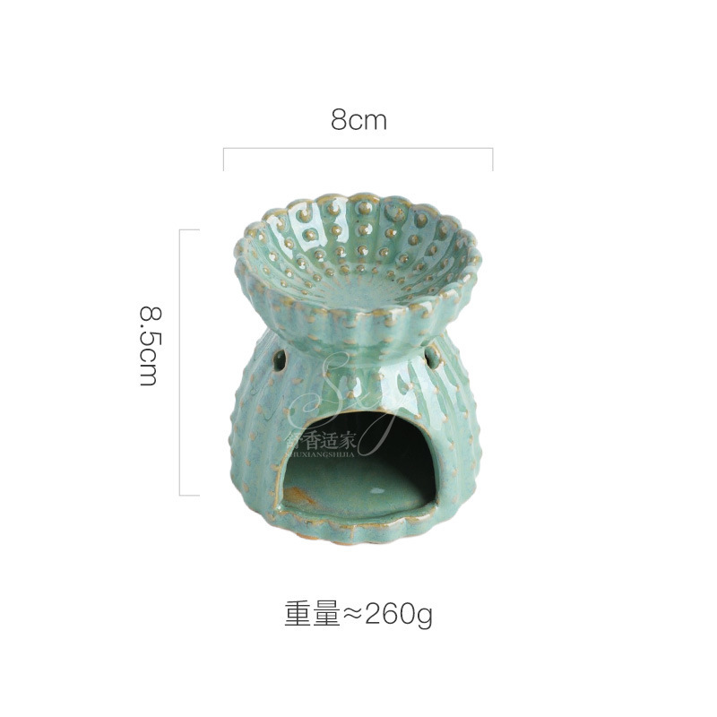 陶磁器アロマランプ精油ランプロマンチックな寝室サボテンアロマ炉陶磁器ろうそく砂漠風アロマ|undefined